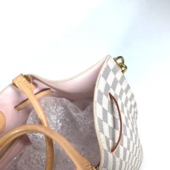 LOUIS VUITTON N41579 Damier Azur Giroratta Bag 2WAY bag Drawstring Shoulder bag - Picture 12 of 16